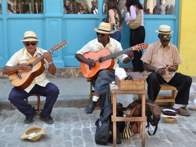 músics de carrer a l'Havana