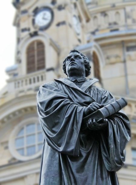 estatua de Martin luther