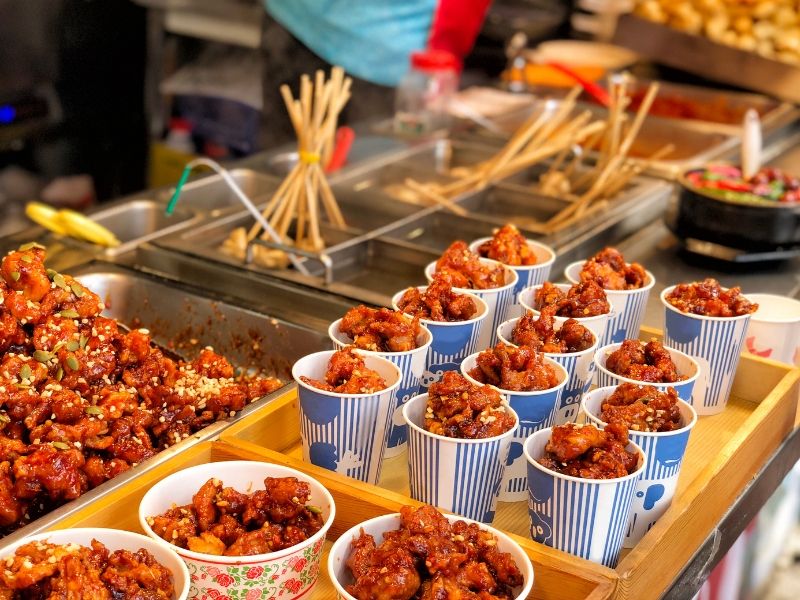 street food i marcats coreans